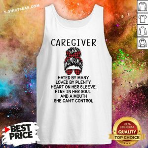Depressed Caregiver And A Mouth 5 She Cant Control Tank Top - Design by T-shirtbear.com