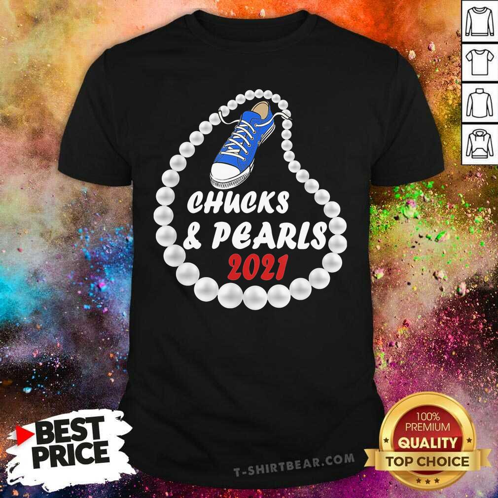 Emotional Kamala Harris Chucks And Pearls 2021 Shirt Emotional Kamala Harris Chucks And Pearls 2021 Shirt - Design by T-shirtbear.com