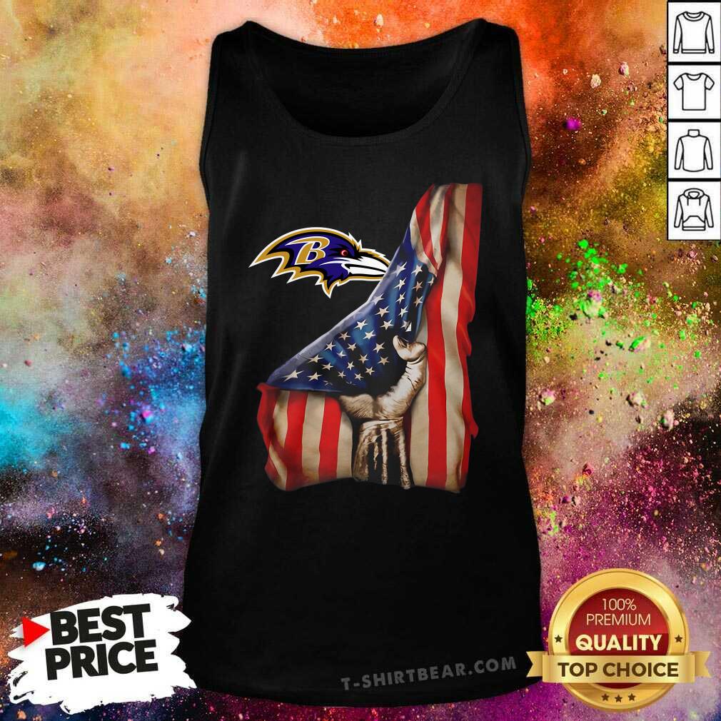 Baltimore Ravens Logo And American Flag Drop 2021 Tank Top Baltimore Ravens Logo And American Flag Drop 2021 Tank Top