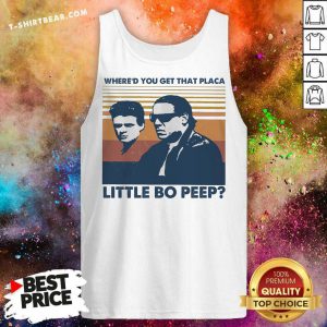 Whered You Get That Placa Little Bo Peep Vintage Tank Top - Design by T-shirtbear.com