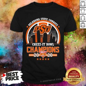 Oklahoma State Cowboys Cheez It Bowl Champions 2020 Shirt - Design by T-shirtbear.com