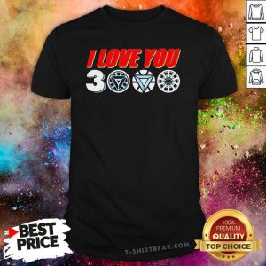 Great Tony Stark Arc Reactor I Love You 3000 Times Shirt - Design by T-shirtbear.com