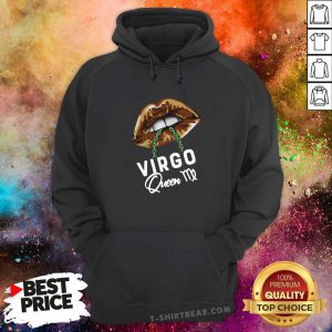 Virgo Queen Lips Sexy Black Afro Queen September Hoodie