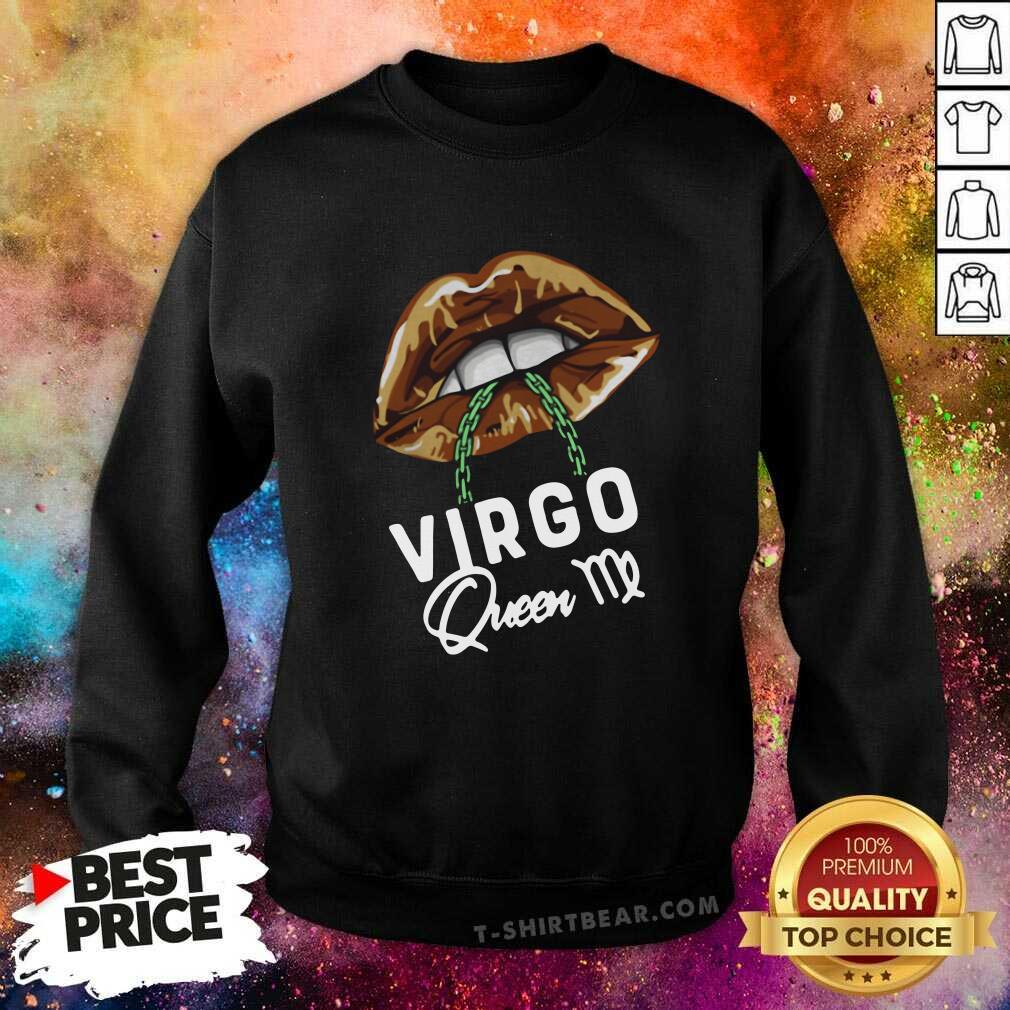 Virgo Queen Lips Sexy Black Afro Queen September Sweatshirt Virgo Queen Lips Sexy Black Afro Queen September Sweatshirt
