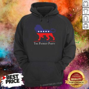 Intrigued Lion The Patriot 7 Party Hoodie - Design by T-shirtbear.com