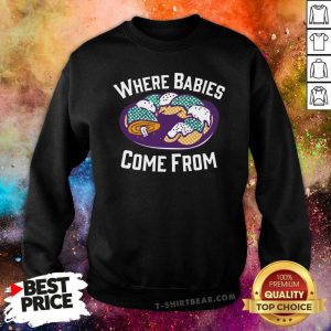 Cake Where Babies Come From Sweatshirt