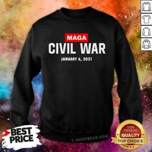 Maga Civil War January 6 2021 Sweatshirt - Design By T-shirtbear.com