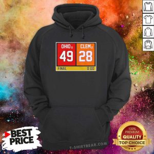 Ohio State Buckeyes vs Clemson Tigers 49 28 Final Hoodie - Design by T-shirtbear.com