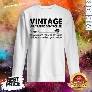 Vintage Air Traffic Controller Sweatshirt - Design by T-shirtbear.com