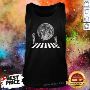 Astronaut Walk Space Moon Abbey Road Tank Top