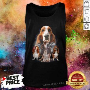 Basset Hounds Smoke Happy 2021 Tank Top