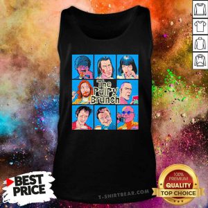 Colorful The Pulpy Brunch Characters Tank Top