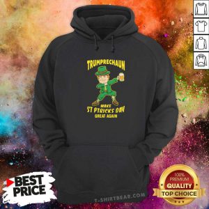 Trumprechaun 7 Make St Patricks Day Great Again Beer Hoodie - Design by T-shirtbear.com