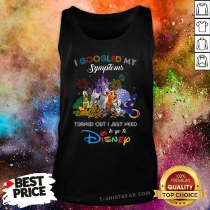 Awesome I Googled My Symtoms Disney Dogs Tank Top - Design by T-shirtbear.com