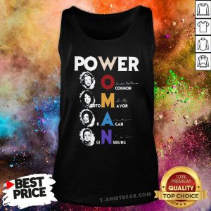 Colorful Power Woman O Connor Sotomayor Kagan Ginsburg Signatures Tank Top - Design by T-shirtbear.com