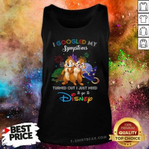 Cute I Googled My Symptoms Disney Chip And Dale Tank Top - Design by T-shirtbear.com