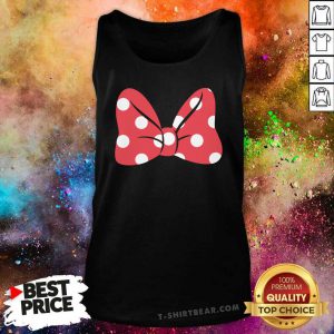 Cute Minie Mouse Bow Tie Tank Top - Design by T-shirtbear.com