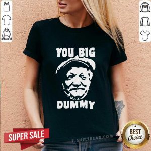 Hot Fred Sanford You Big Dummy V-neck - Design by T-shirtbear.com