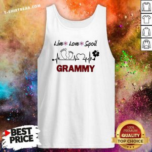 Original Live Love Spoil Grammy Heartbeat Tank Top - Design by T-shirtbear.com