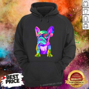 Pretty French Bulldog Colorful Hoodie - Design by T-shirtbear.com