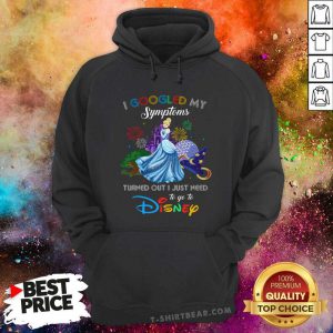 Pretty I Googled My Symptoms Disney Cinderella Hoodie - Design by T-shirtbear.com