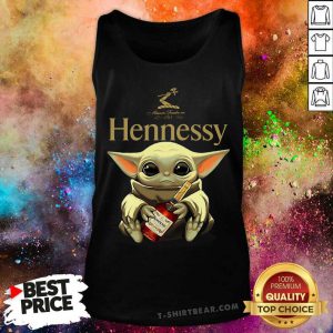 Baby Yoda Hug Hennessy Tank Top - Design by T-shirtbear.com