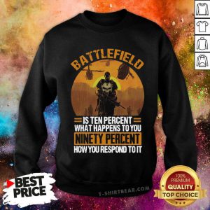 Battlefield Ninety Percent How How Respond To It Sweatshirt - Design by T-shirtbear.com