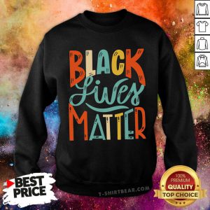 Black Live Matter Color Sweatshirt - Design by T-shirtbear.com