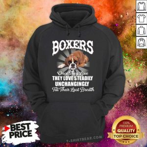 Boxers They Love Steadily Unchangingly Hoodie - Design by T-shirtbear.com