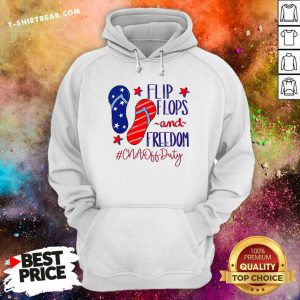 Flip Flops And Freedom CNA Off Duty Hoodie - Design by T-shirtbear.com