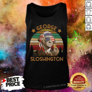 George Sloshington Beer Vintage Tank Top - Design by T-shirtbear.com