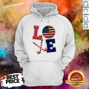 Golf Love American Flag Hoodie - Design by T-shirtbear.com