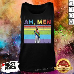 Jesus Ah Men Vintage Tank Top - Design by T-shirtbear.com