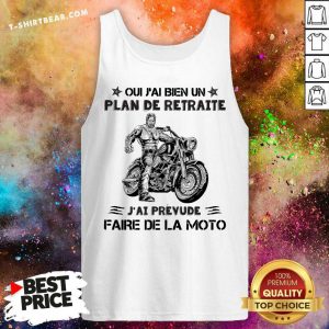 Plan De Retraite Faire De La Moto Tank Top - Design by T-shirtbear.com