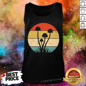 Retro Mushroom Lovers Tank Top - Design by T-shirtbear.com