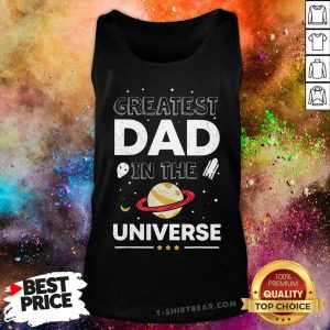 Greatest Dad In The Universe Tank Top - Design by T-shirtbear.com