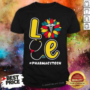 Medical Stethoscope Love Pharmacytech Shirt - Design by T-shirtbear.com