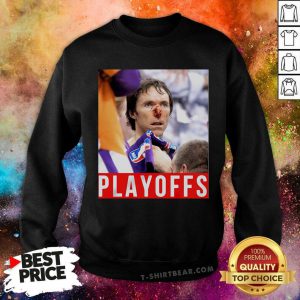Steve Nash Broken Nose Play Offs Sweatshirt - Design by T-shirtbear.com