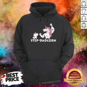 Unicorn Step Dadcorn Hoodie - Design by T-shirtbear.com