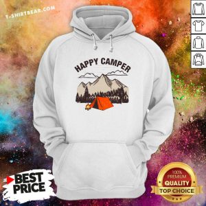Awesome Happy Camper Mountain Hoodie - Design by T-shirtbear.com