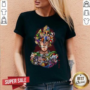 Dragon Ball Character Kadic V-neck - Design by T-shirtbear.com