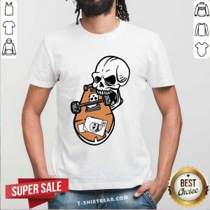 Skull Head Skateboard Shirt