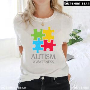 Colourful Autism Puzzle Pieces T-Shirt