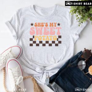 She's My Sweet Potato Matching Couples Thanksgiving T-Shirt