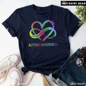 Love Needs No Words Autism Awareness Infinity Heart Sign T-Shirt