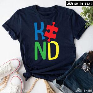 Kind Puzzle Piece Autism Awareness T-Shirt