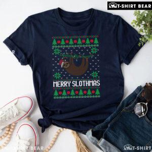 Merry Slothmas Sloth Ugly Christmas T-Shirt