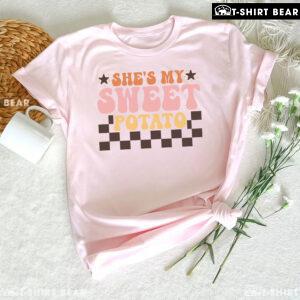 She's My Sweet Potato Matching Couples Thanksgiving T-Shirt
