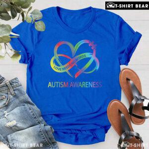 Love Needs No Words Autism Awareness Infinity Heart Sign T-Shirt