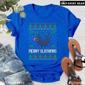 Merry Slothmas Sloth Ugly Christmas T-Shirt